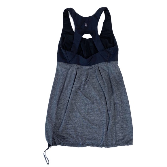 Lululemon Run Your Heart Out Tank Black Grey - Picture 3 of 6